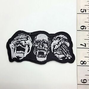 🎈5/$10🎈 PATCHES..CROC CHARMS.. Skull..